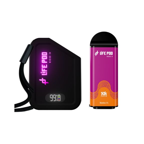 Kit Life Pod Eco 2 (Bateria + Refil 10k)